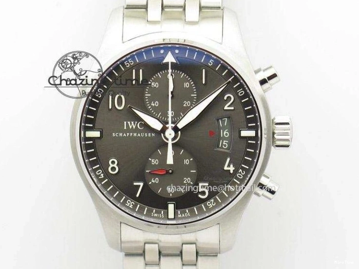 MIROTIME 0415 Stylish Portofino IW459402 RG MKS 1:1 Best Edition White Dial on Brown Leather Strap Miyota 7084